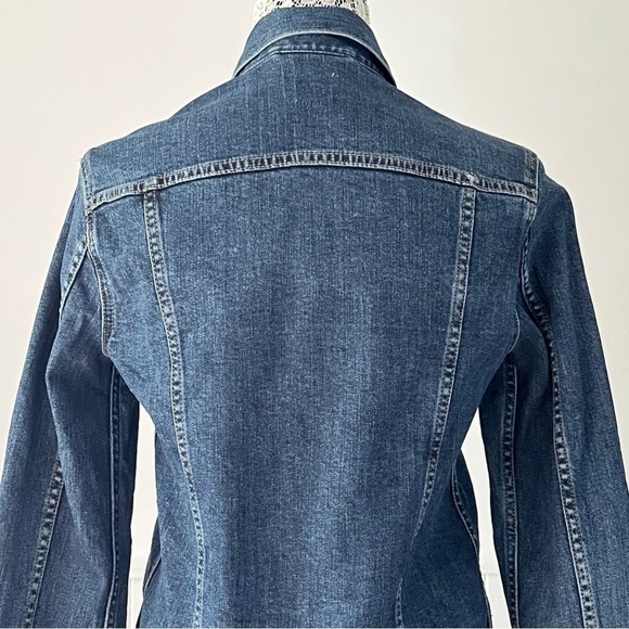 Gap Indigo 1969 Icon Denim Jacket Size S Tall - Picture 7 of 14